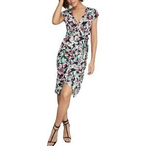 BCBGMAXAZRIA Women's Magnolia Floral Dress - M